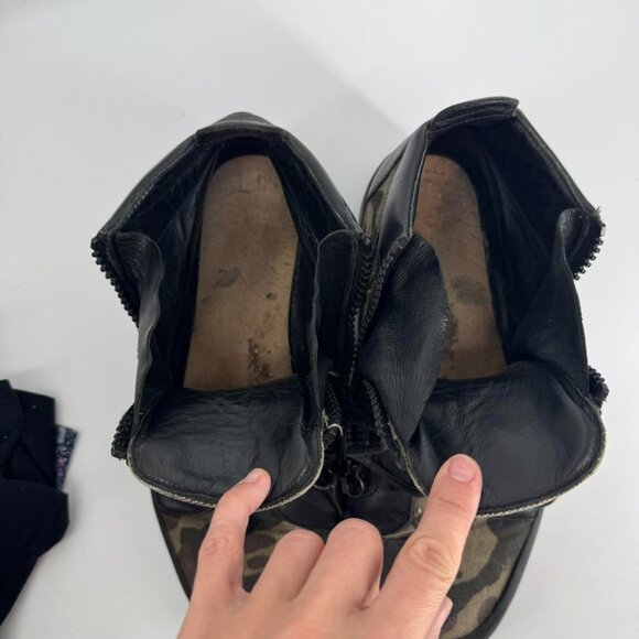 GIUSEPPE ZANOTTI Kriss mid top army style sneakers Size 44 US 11 - Picture 4 of 5